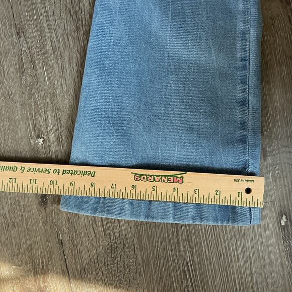 Scoop Flat Front Pocket Flare Leg Light Wash Denim Jeans Size 4 - Picture 7 of 13